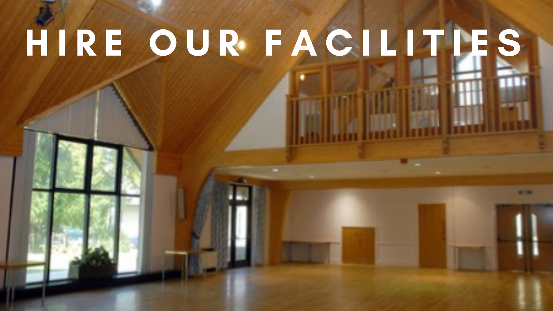 HIRE OUR FACILITIES