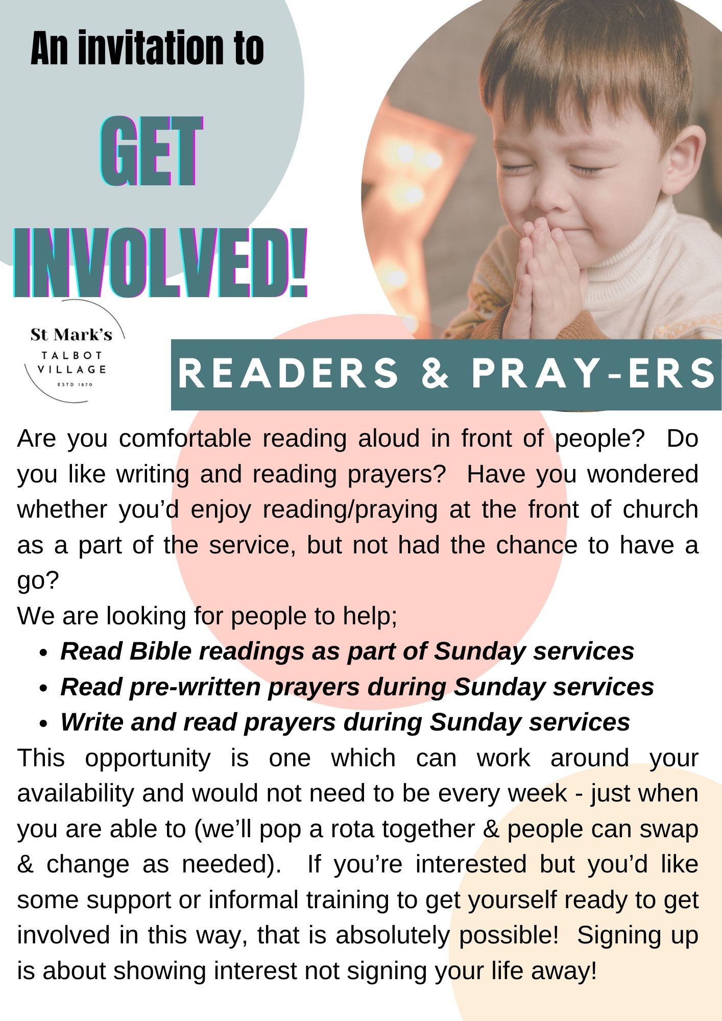 Readers and Pray-ers